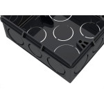 Caixinha De Luz Pvc Tigre Preta 4X4 Pesada - Kit C/12 Pecas