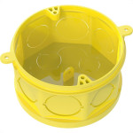 Caixinha De Luz Pvc Tigre Amarela Fms - Kit C/12 Pecas