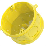 Caixinha De Luz Pvc Tigre Amarela Fms - Kit C/12 Pecas