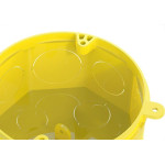 Caixinha De Luz Pvc Tigre Amarela Fms - Kit C/12 Pecas