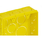 Caixinha De Luz Pvc Tigre Amarela 4X4 - Kit C/12 Pecas
