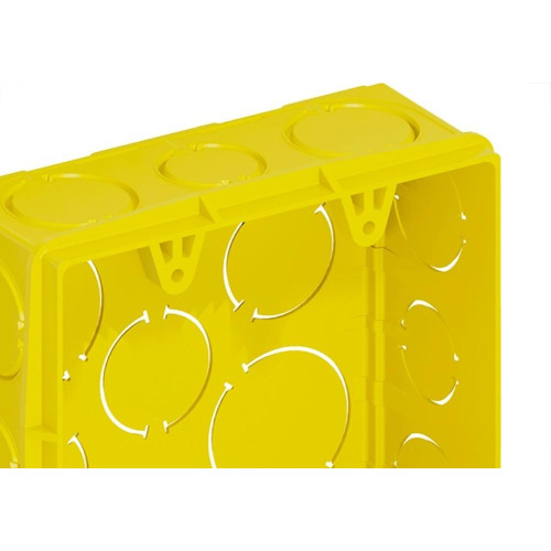Caixinha De Luz Pvc Tigre Amarela 4X4 - Kit C/12 Pecas