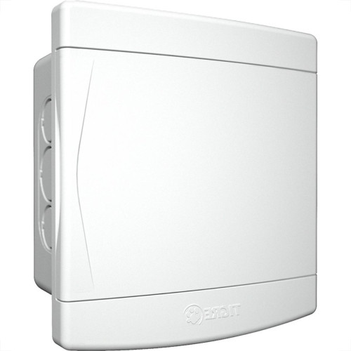Centrinho Tigre Pvc Embutir Para 4 Disjuntores Din Sem Barramento Branco