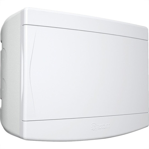 Centrinho Tigre Pvc Sobrepor Para 8 Disjuntores Din Sem Barramento Branco