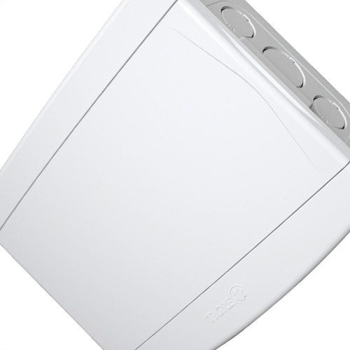 Centrinho Tigre Pvc Embutir Para 8 Disjuntores Din Com Barramento Branco