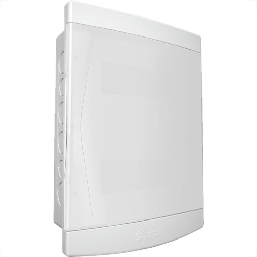 Centrinho Tigre Pvc Embutir Para 16 Disjuntores Din Com Barramento Branco