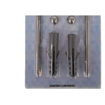 Parafuso Para Vaso Sanitario Aco Inox Bognar B-10 Com 2 Pecas