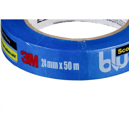 Fita Crepe 3M Scotch Blue Profissional 24Mm X 50M