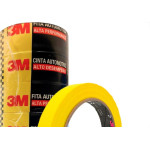 Fita Crepe 3M Alta Performance Amarela 48Mm X 40M Automotiva - Kit C/6 Pecas