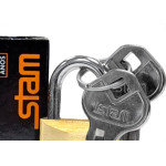 Cadeado Stam 20Mm Latao - Kit C/10 Pecas