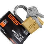 Cadeado Stam 30Mm Latao - Kit C/10 Pecas