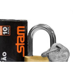 Cadeado Stam 30Mm Latao - Kit C/10 Pecas