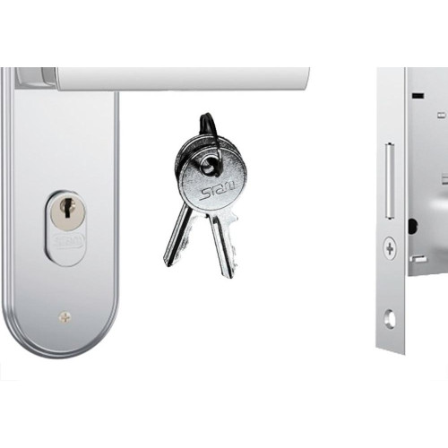 Fechadura Stam Externa Inox Alavanca 1601/35