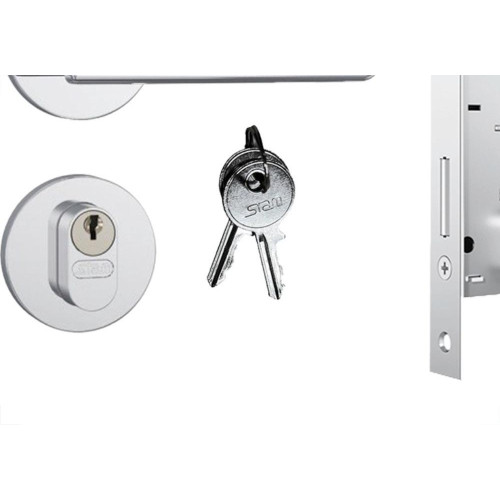 Fechadura Stam Inox Alavanca Roseta 803/21 Externa