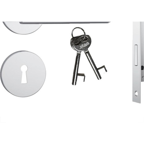 Fechadura Stam Inox Alavanca Roseta 813/21 Interna