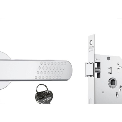 Fechadura Stam Inox Alavanca Roseta 813/21 Interna