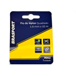 Fio De Nylon Para Aparador De Grama Brasfort Verde Quadrado 1,8Mmx10M