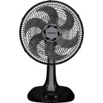 Ventilador Mesa Ventisol Turbo Preto/Cinza 6 Pas 30Cm. 220V.