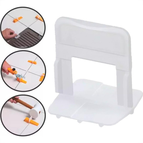 Espacador De Piso Cortag Nivelador 5,0Mm Com 50 Pecas