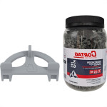Espacador De Piso Cortag Duplo ''T'' 3Mm + 6Mm Com 400 Pecas