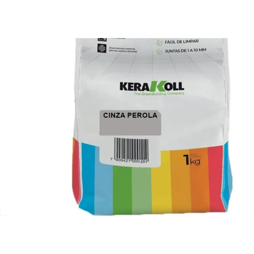 Rejunte Kerakoll Cinza Perola 1 Kg