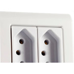 Sistema Box Tramontina Lizflex 2 Tomadas 2P+T. 10A. - 57304/012