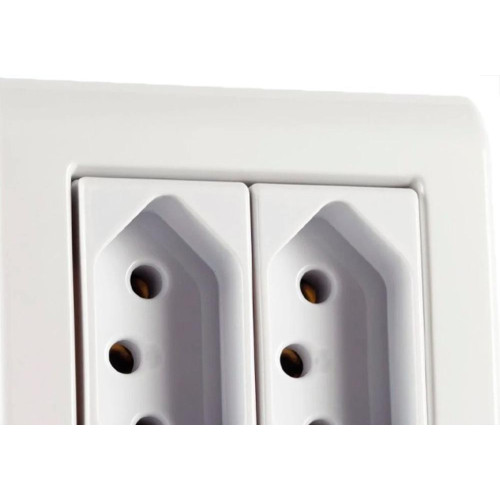Sistema Box Tramontina Lizflex 2 Tomadas 2P+T. 10A. - 57304/012
