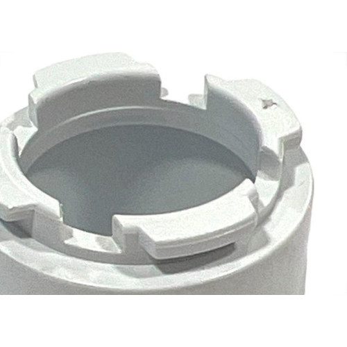 Conector Para Caixa Multiuso Tramontina Lizflex 1'' Branco - Kit C/10 Pecas