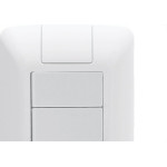 Conjunto Tramontina Com Placa Aria 2 Simples+Tomada 2P+T. 10A. - 241073