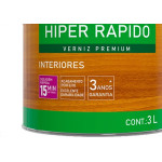 Verniz Hyperlack Hiper Rapido Incolor 3L