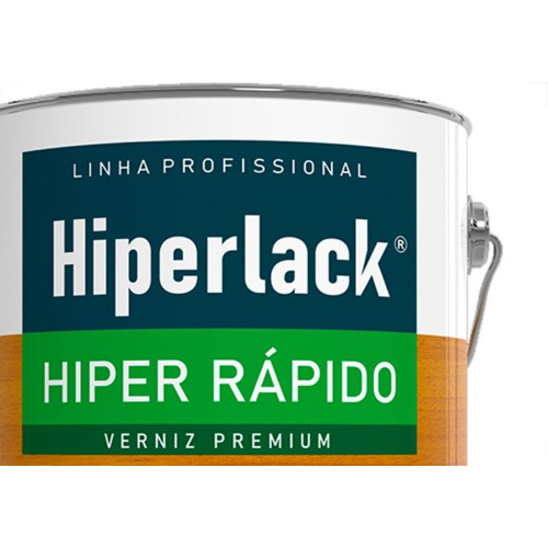 Verniz Hyperlack Hiper Rapido Incolor 3L