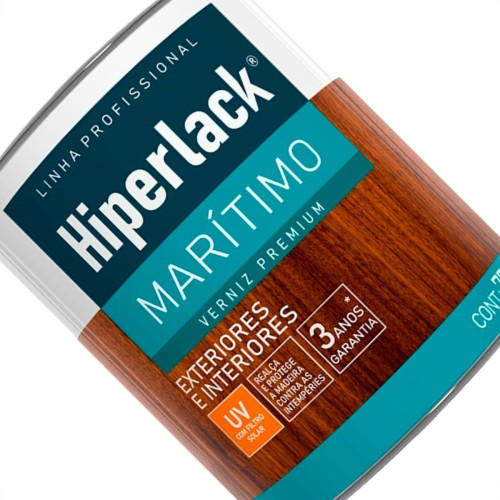 Verniz Hyperlack Maritimo Fosco Incolor 750Ml