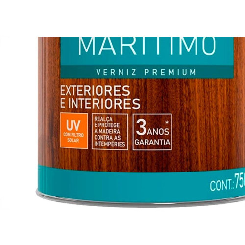 Verniz Hyperlack Maritimo Fosco Incolor 750Ml