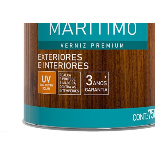 Verniz Hyperlack Maritimo Acetinado Incolor 750Ml