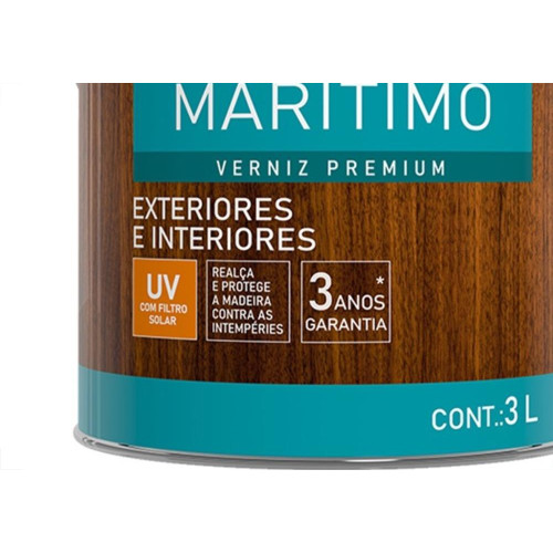 Verniz Hyperlack Maritimo Acetinado Incolor 3L