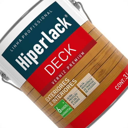 Verniz Hyperlack Deck Natural 3L