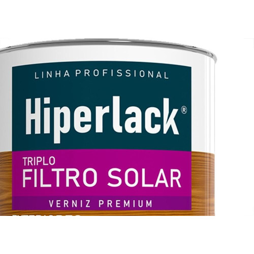 Verniz Hyperlack Triplo Filtro Solar Natural 750Ml Verniz Hyperlack Triplo Filtro Solar Natural 750Ml
