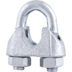 Clips Cabo Aco Sao Raphael   3/8'' - Kit C/50 Pecas