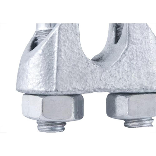 Clips Cabo Aco Sao Raphael   3/8'' - Kit C/50 Pecas