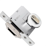 Fechadura Silvana 4500 Porta Correr Roseta Redonda Inox - 95026