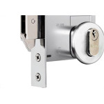 Fechadura Silvana 4500 Porta Correr Roseta Redonda Inox - 95026