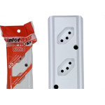 Tomada Barra Interneed Pro45 - 2 Polos +Terra Branca 20A. Tripla