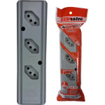 Tomada Barra Interneed Pro45 - 2 Polos +Terra Cinza 20A. Tripla