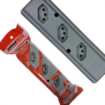 Tomada Barra Interneed Pro45 - 2 Polos +Terra Cinza 20A. Tripla