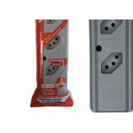 Tomada Barra Interneed Pro45 - 2 Polos +Terra Cinza 20A. Tripla