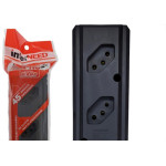 Tomada Barra Interneed Pro45 - 2 Polos +Terra Preta 20A. Tripla