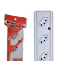 Tomada Barra Interneed Pro45 - 2 Polos +Terra Branca 20A. Quadrupla