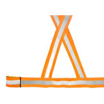 Colete X Para Sinalizacao Plastcor Noturno/Diurno Laranja