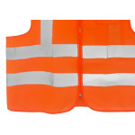 Colete Para Sinalizacao Plastcor 1 Bolso Laranja Fluorescente Xg