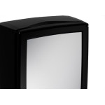 Armario Com Espelho Astra Versatil Com Porta Reversivel Sobrepor Preto - A052C
